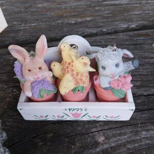 Vintage Keepsake Ornaments Easter Flowerpot Friends 1995